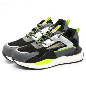 Lightweight Black Neon Sneakers Kevlar Insole | ENTE SAFETY