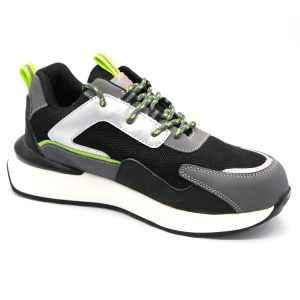 Lightweight Black Neon Sneakers Kevlar Insole | ENTE SAFETY