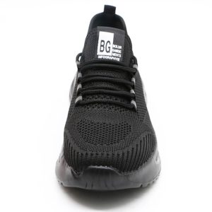 Black Fashion Breathable Sneakers Kevlar Insole | ENTE SAFETY