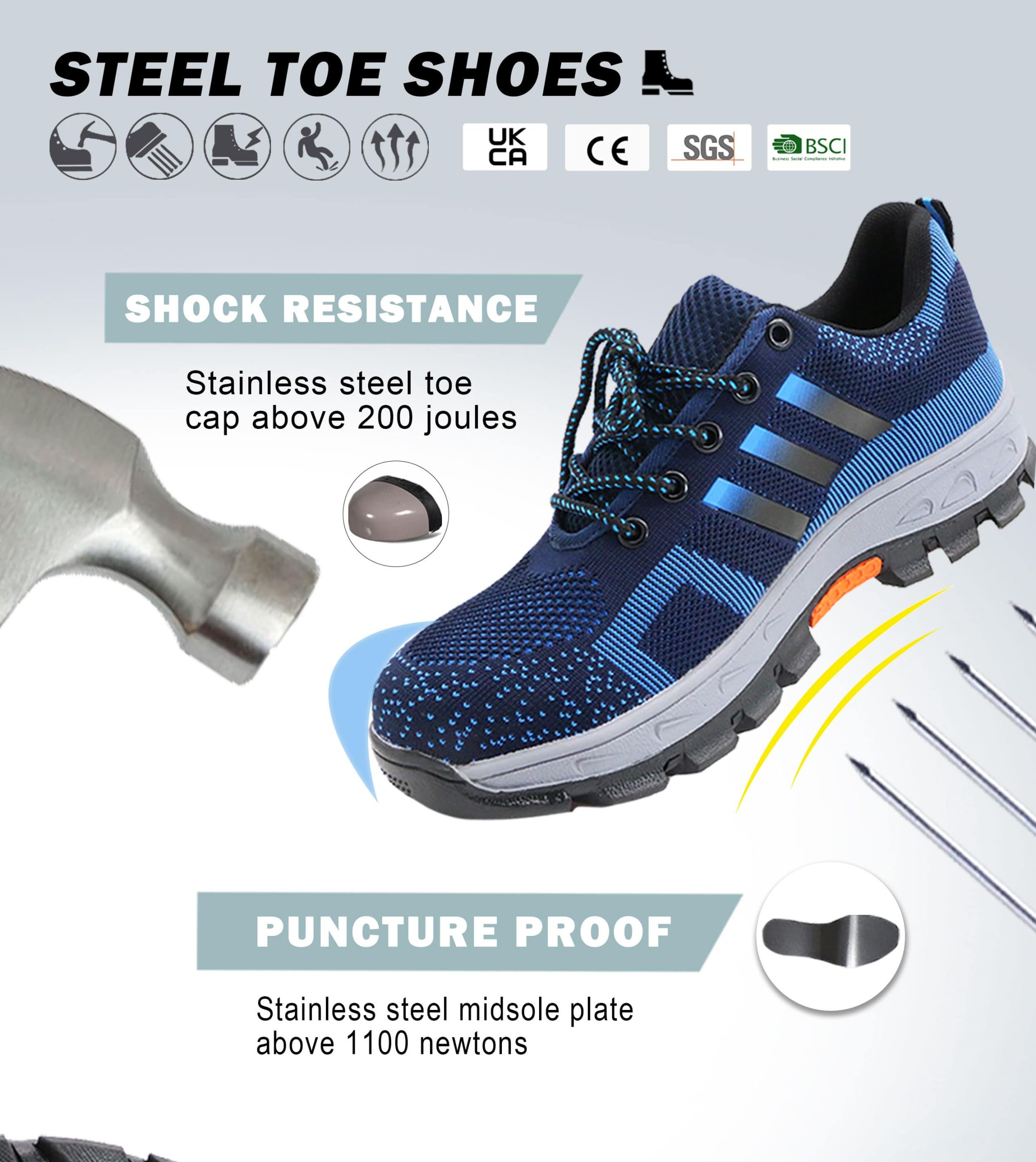  Men's Anti-Slip Trainer Shoes 