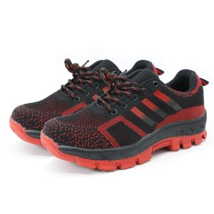 Trainer Work Shoes Black/Red | EnteSafety