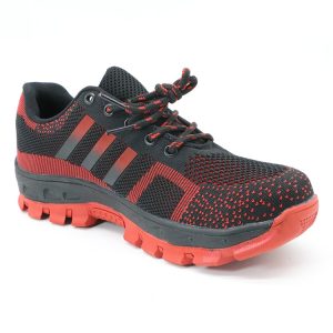 Trainer Work Shoes Black/Red | EnteSafety