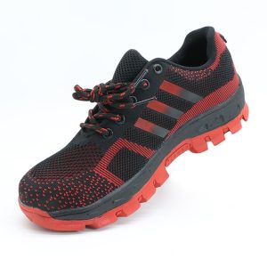 Trainer Work Shoes Black/Red | EnteSafety