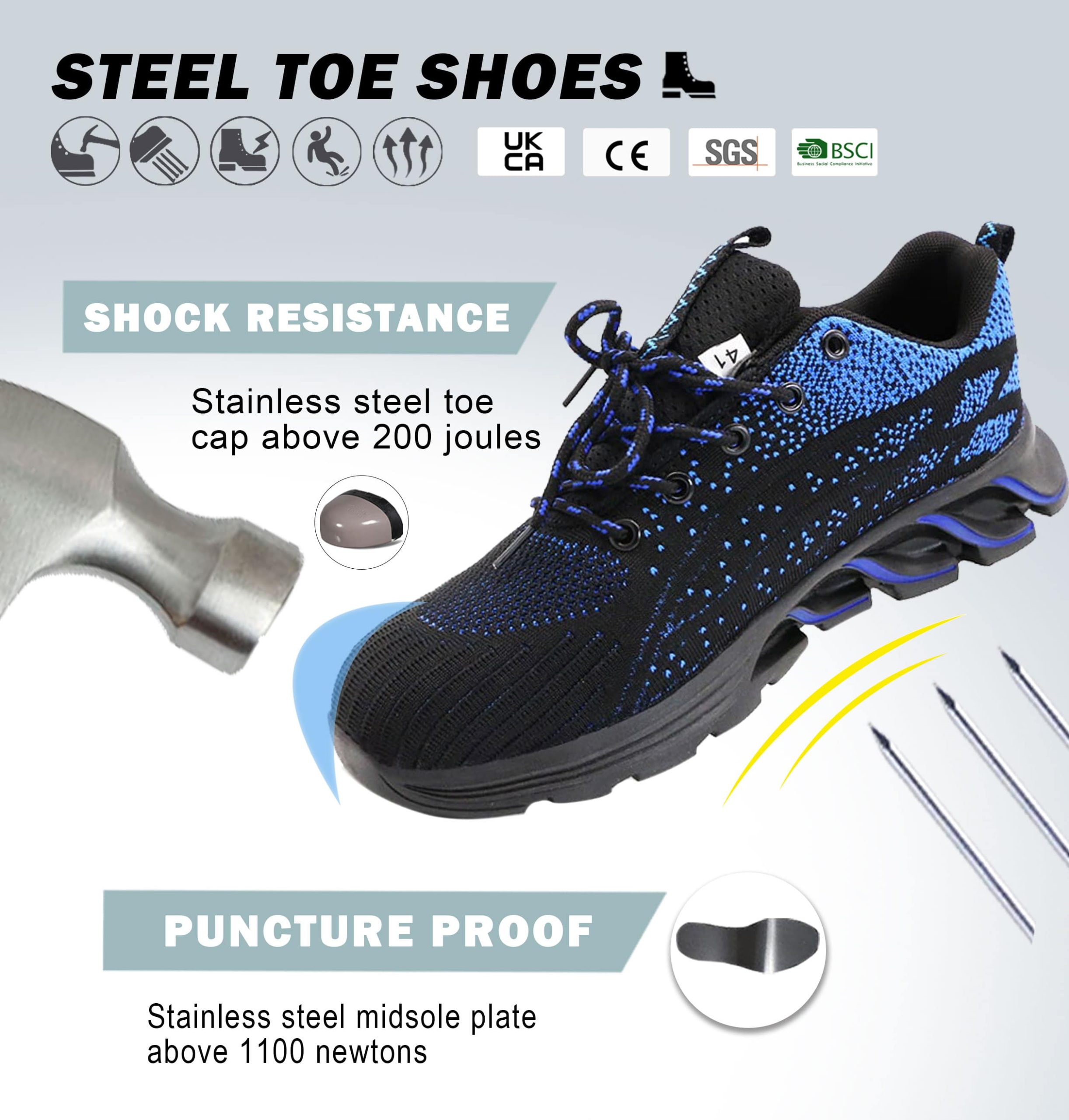 Men's Anti-Vibration Safety Shoes