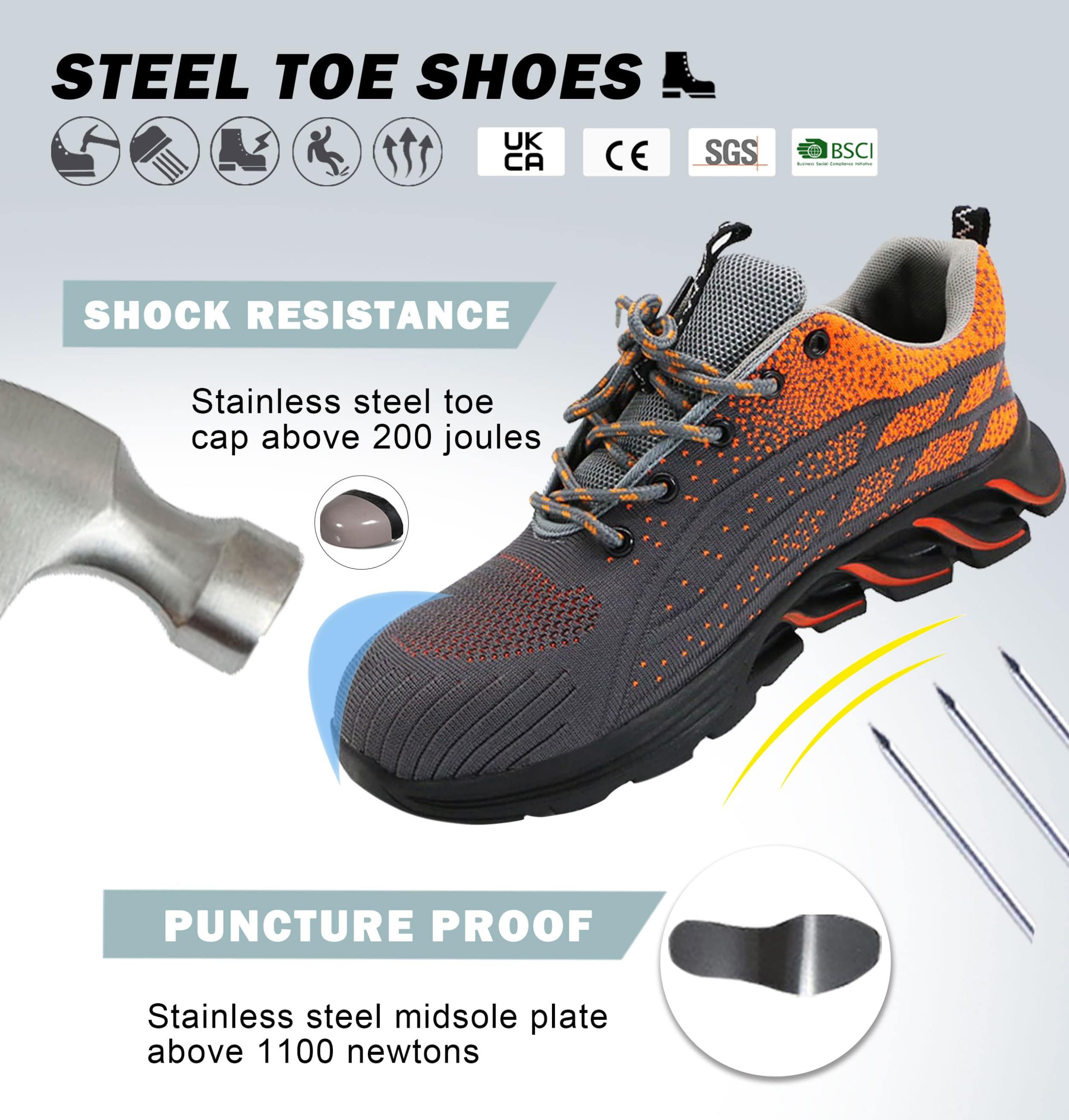  Men's Anti-Slip Trainer Shoes 