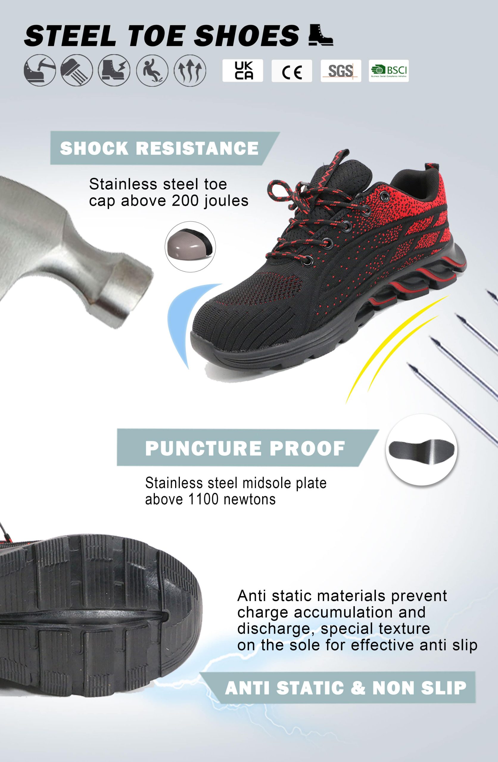 Fashion Trainer Work Shoes | EnteSafety