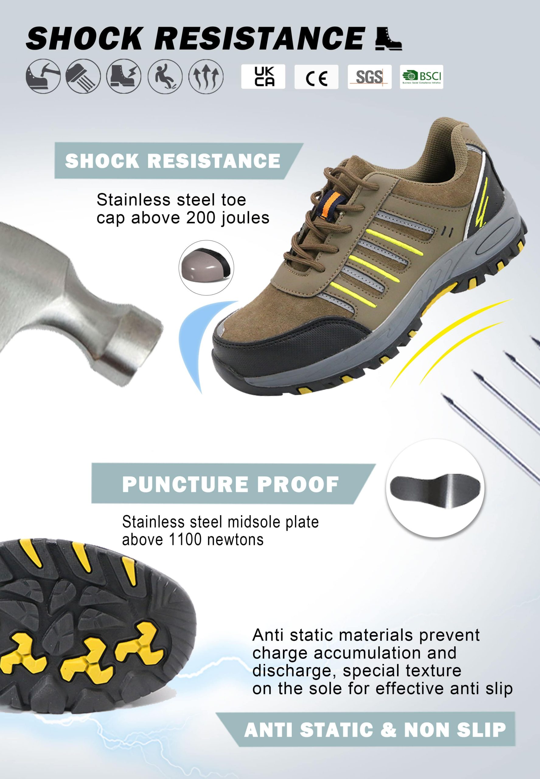 Premier Anti Static Trainer Shoes | ENTE SAFETY