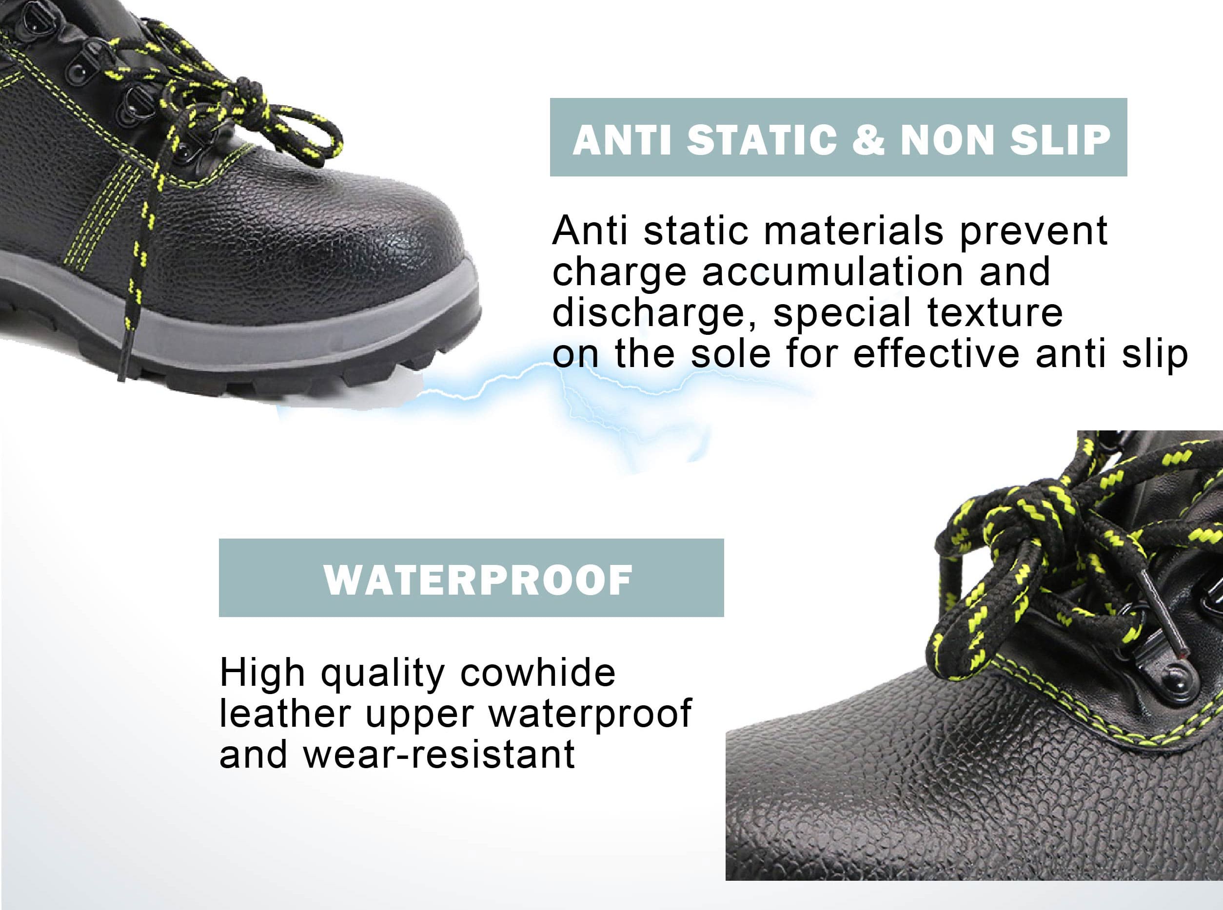 Shock Resistant Work Shoes