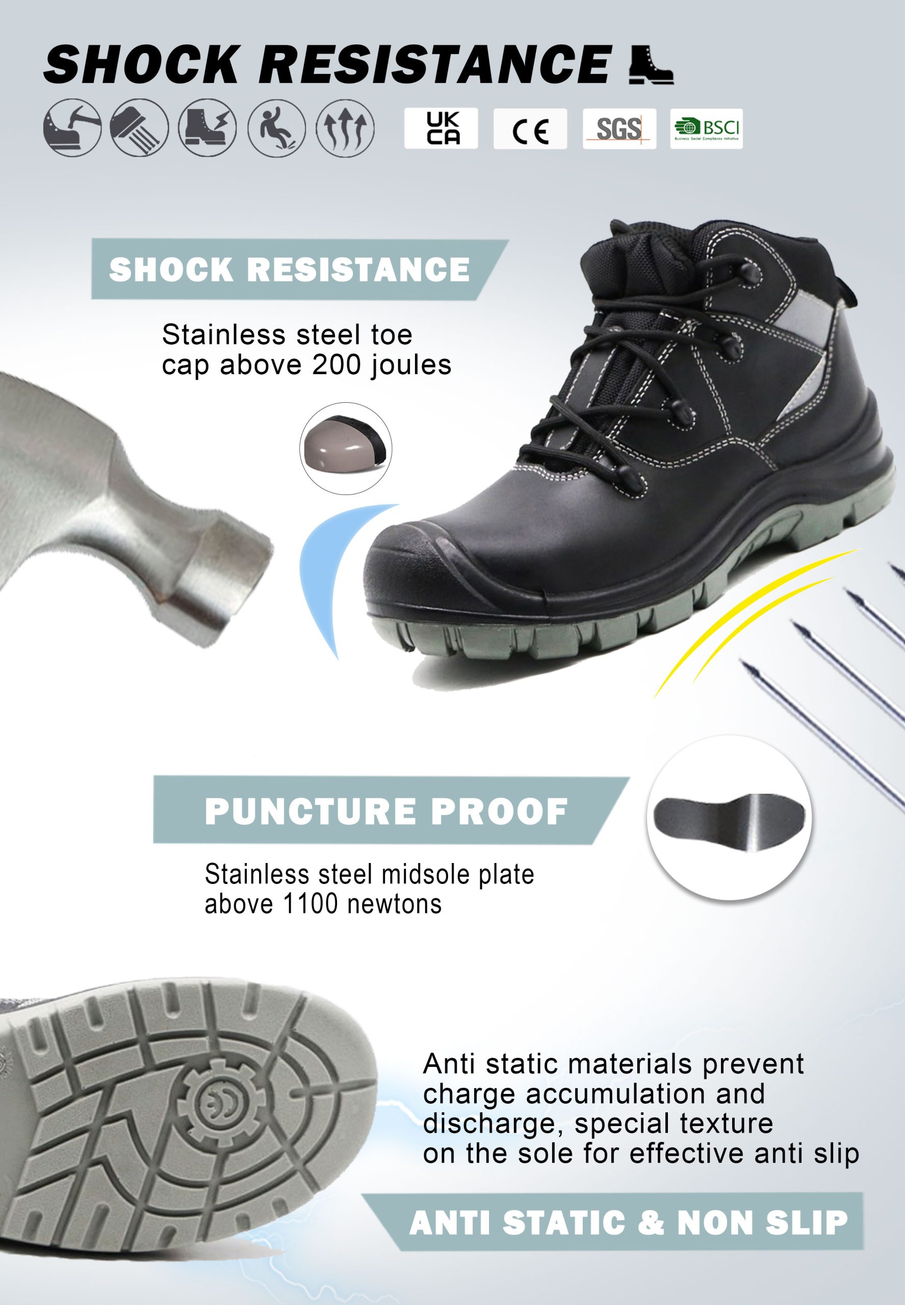 Industrial Durable Safety Shoes | Ente Safety