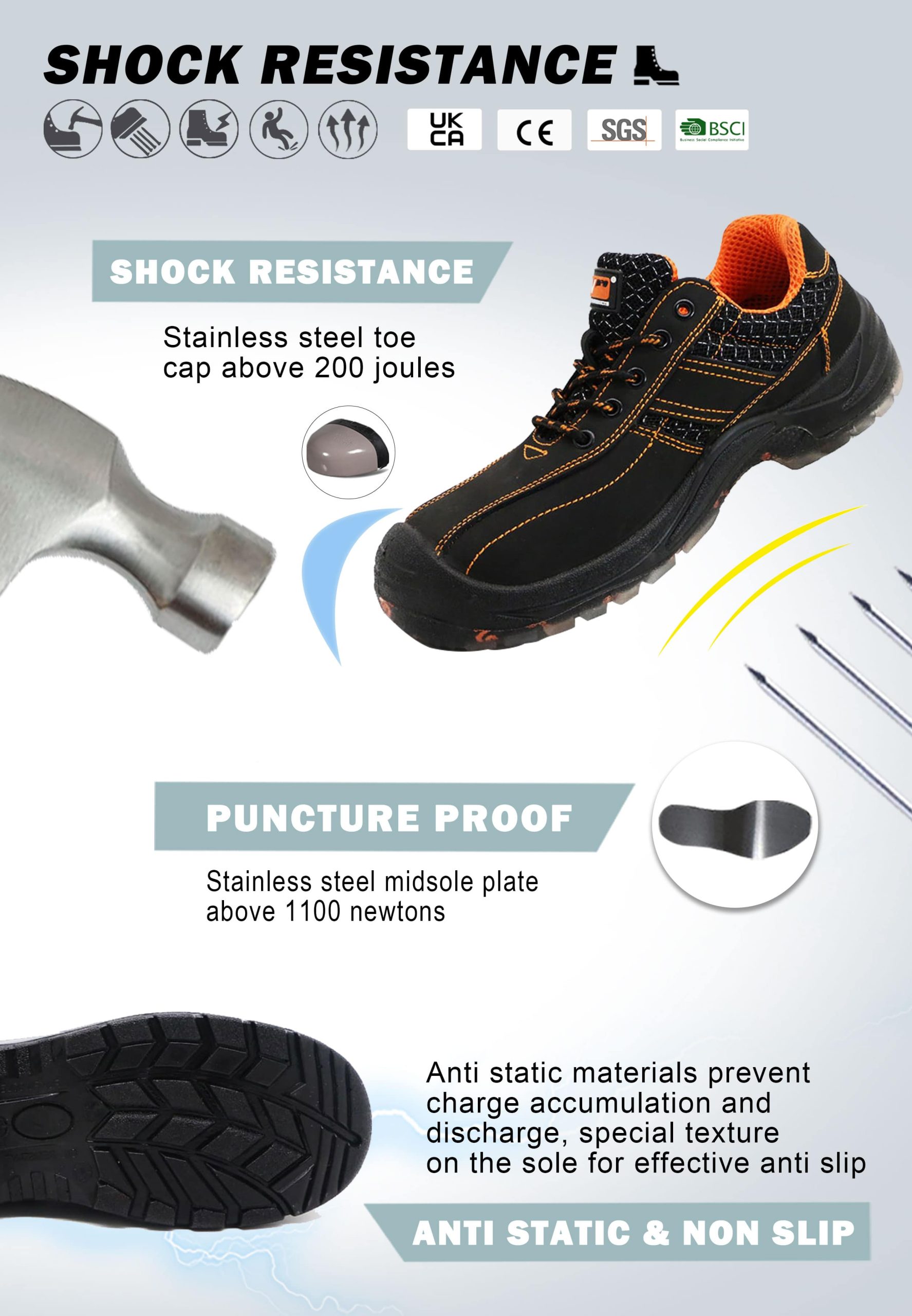 Non Slip Safety Shoes | Ente Safety