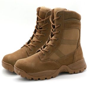 Tactical Leather Combat Boots High Cut | ENTE SAFETY